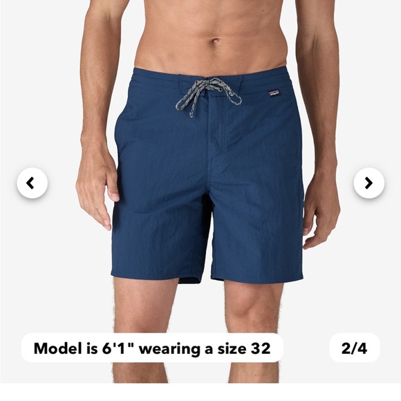 Men’s Patagonia Wavefarer Hybrid Walk Shorts - Picture 2 of 8